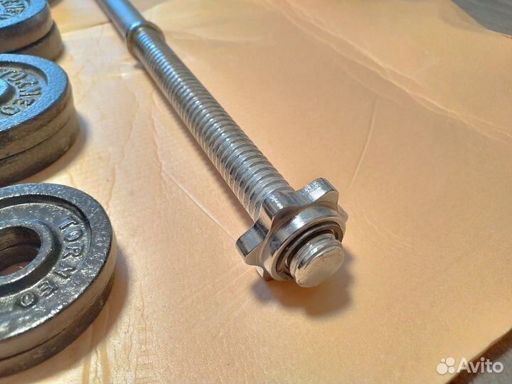 Штанга с блинами