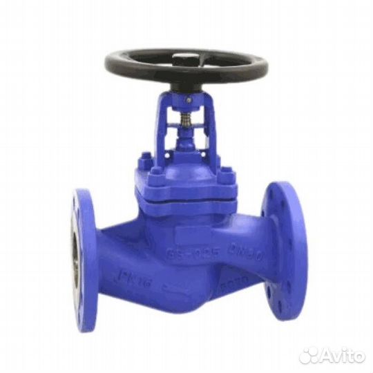 Клапан запорн ст Ду150 Ру40 фл сильф Benarmo