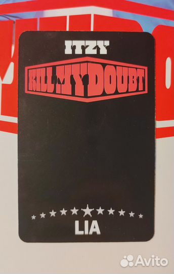Карточка itzy lia kill my doubt (итзи Лиа )