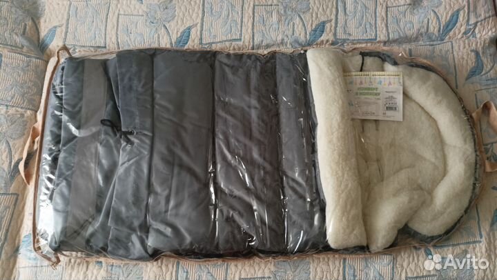 Зимний конверт в коляску