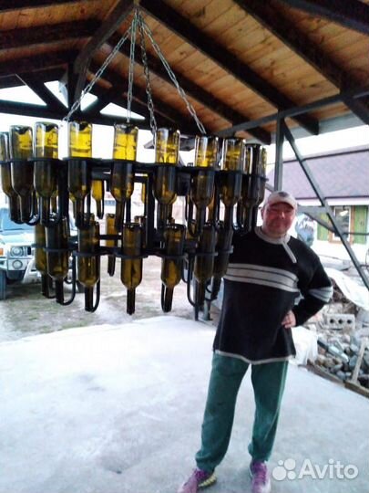 Люстра кованная