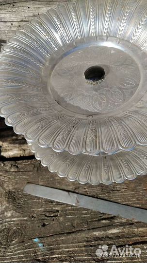 Вазы 2 шт, для фруктов, алюминий,ссср