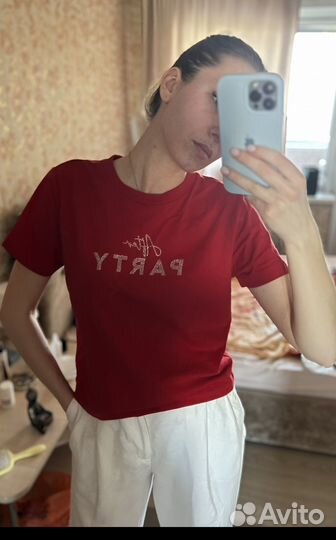 Футболка красная