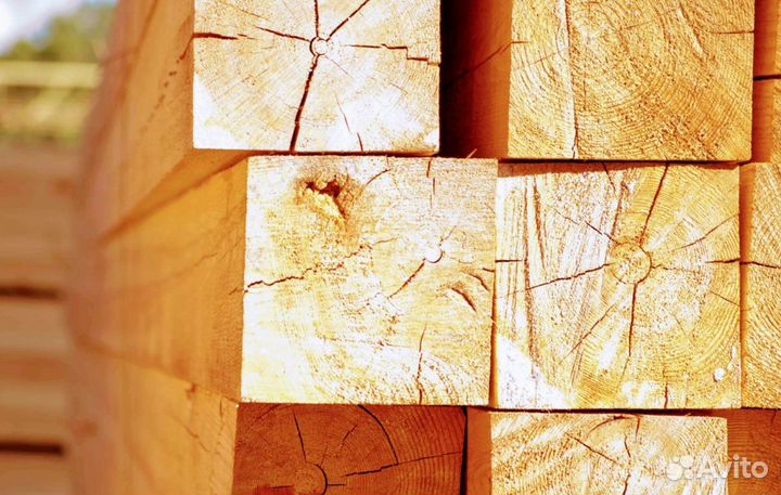 Брус ГОСТ 200 x 150 x 6000мм. ЕГАИС