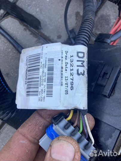 Проводка подкапотная opel meriva