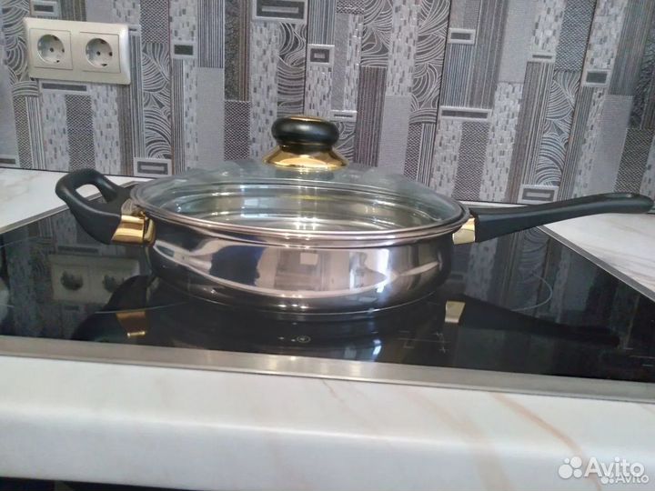 Сковорода (германия) нерж. сталь