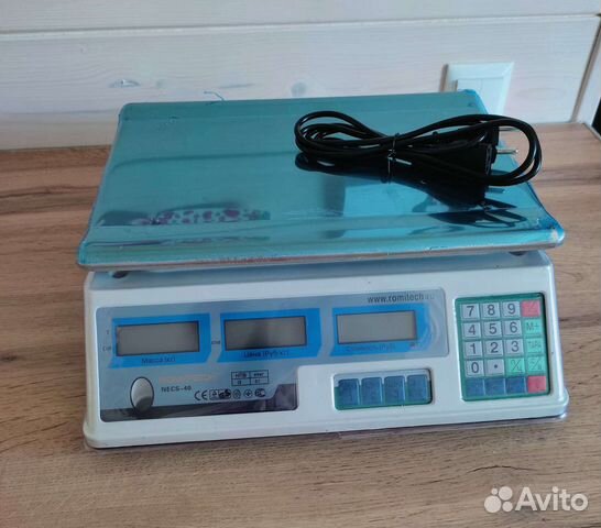 Весы настольные до 40кг Ромитеч Г