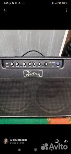 Гитарный комбо усилитель kustom kg 210 fx