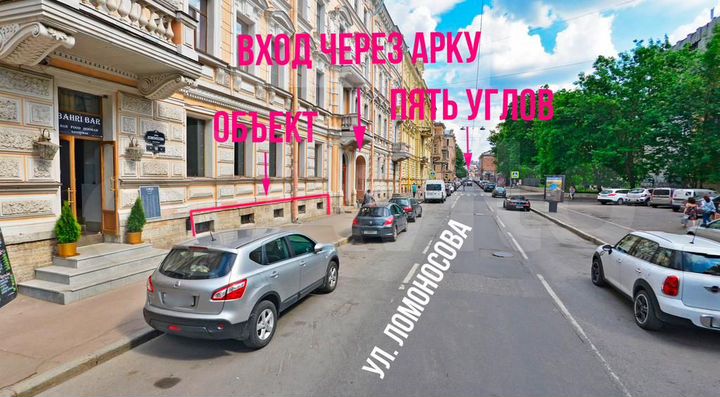 Продажа помещения с арендатором на ул. Ломоносова