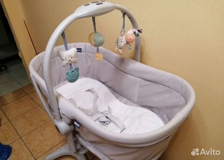 Детская люлька колыбель chicco 4в1