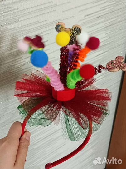 Ободок хлопушка