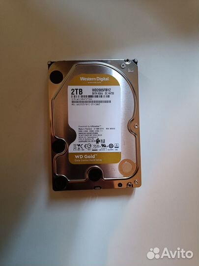 Western Digital WD Gold 2тб / 10000 часов
