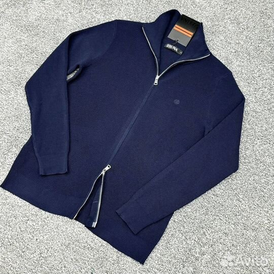 Кардиган Polo Zegna на молнии