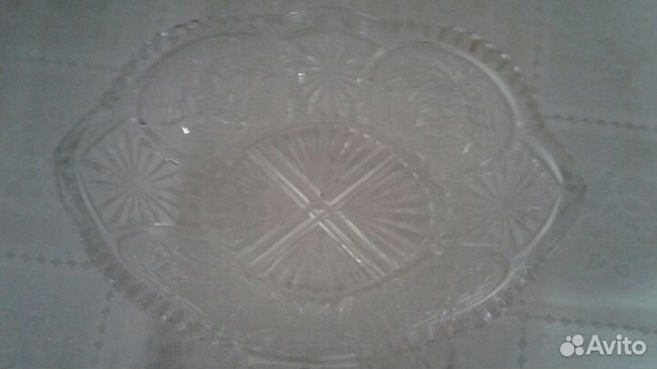 Хрустальная ваза для фруктов