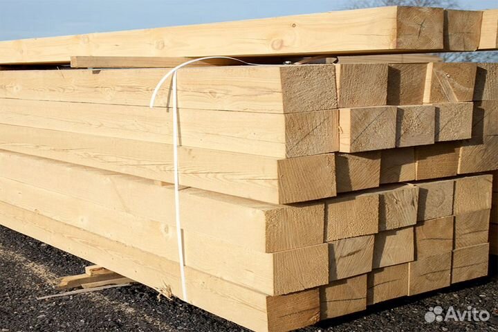 Брус обрезной 150х200 мм, сосна, ГОСТ