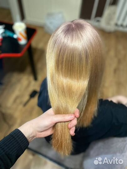 Окрашивание волос, стрижки