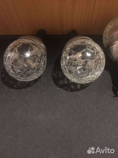 Светильники - фонари садовые разноцветные