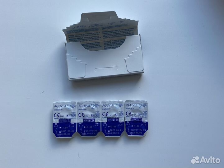 Линзы контактные acuvue -3.00