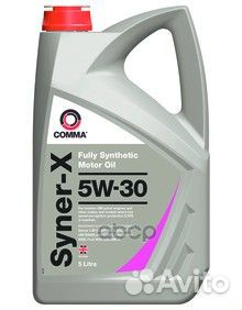 Comma 5W30 syner-X (5L) масло моторное синт AP