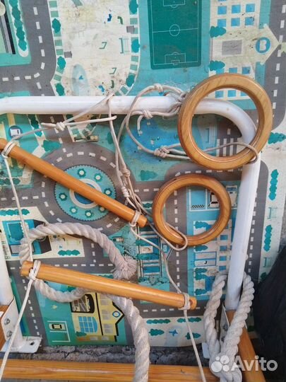 Детская шведская стенка деревянная