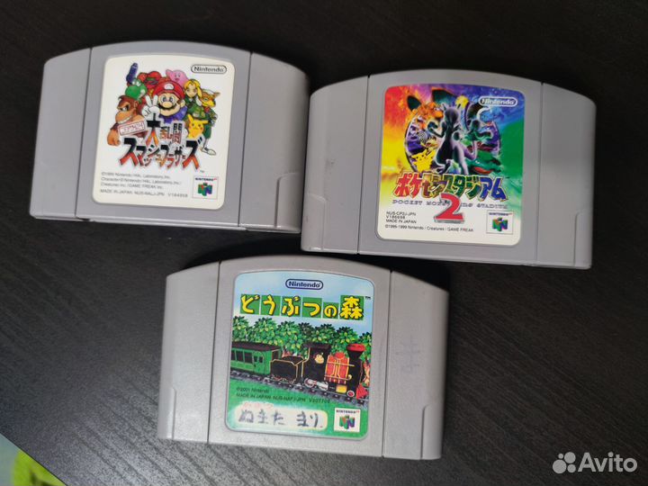 Картриджы Nintendo 64 (оригинал). Япония