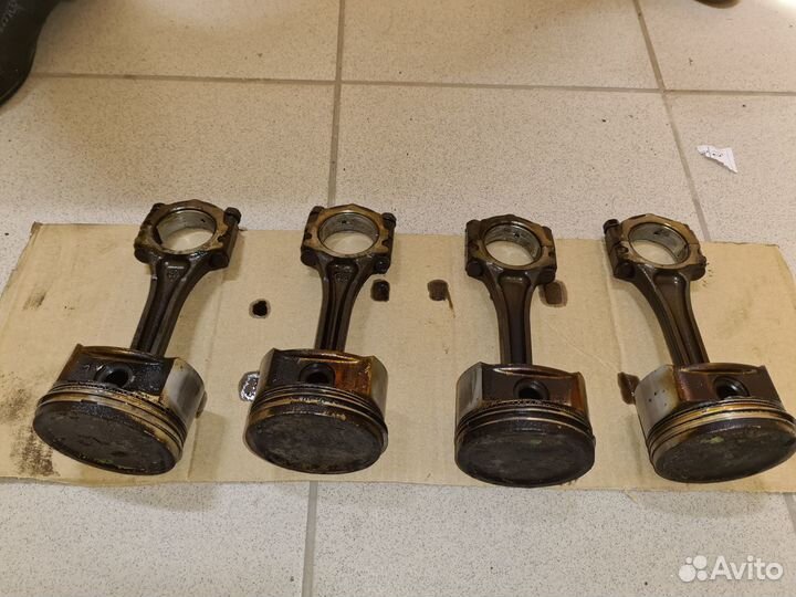 Поршня шатуны Spectra Carens Rio Shuma Спектра s6d