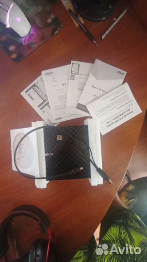 Привод DVD-RW Asus sdrw-08D2S-U lite/BLK/G/AS черн