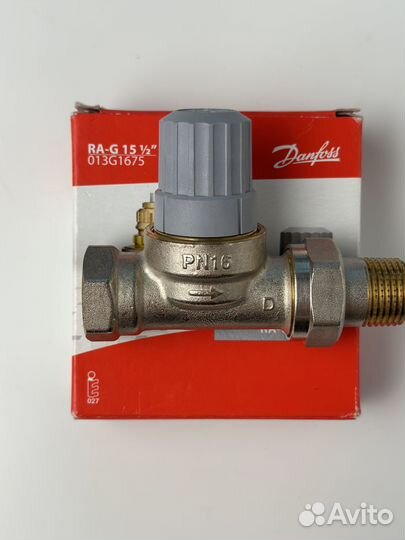 Клапан термостатический RTR-G (RA-G) прямой Danfos