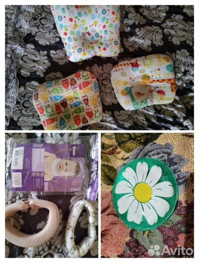 Подушки, грелка, воротнички