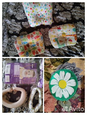 Подушки, грелка, воротнички