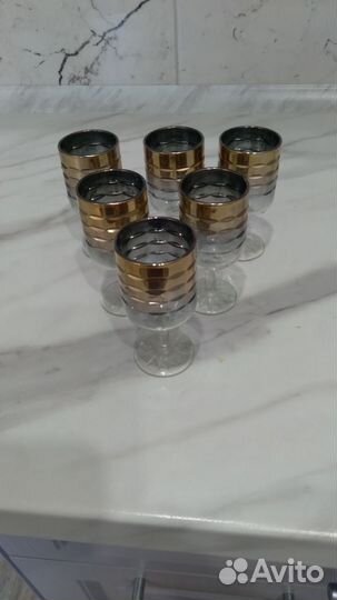 Стопки хрустальные