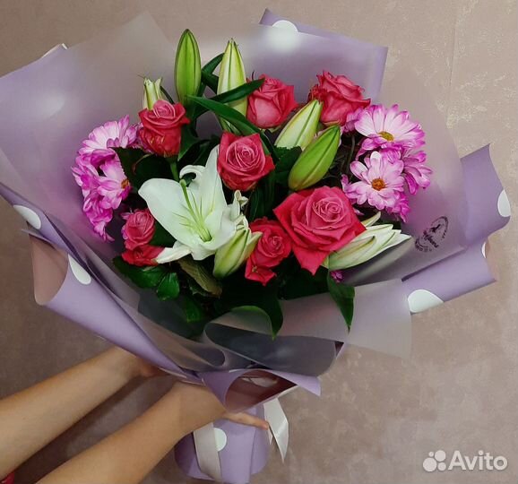 Живые цветы букеты