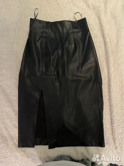 Кожаная юбка