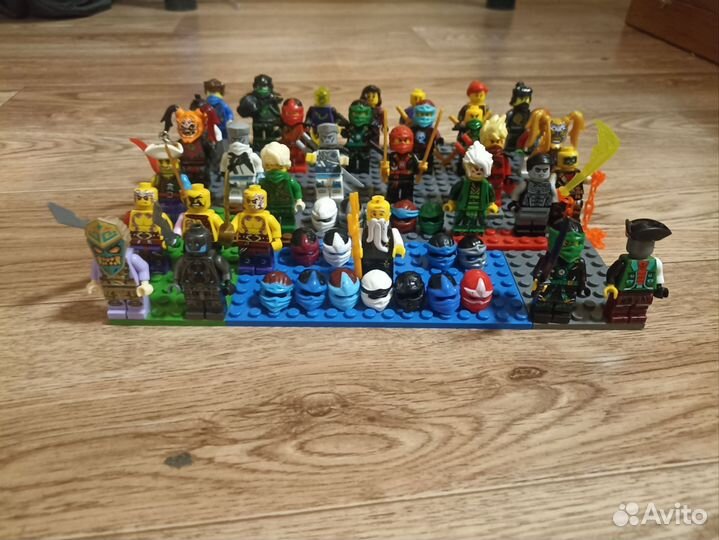 Lego нинзяго минифигурки