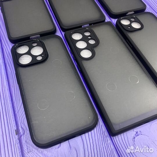 Чехол на iPhone/Samsung/Xiaomi Matte Case матовый