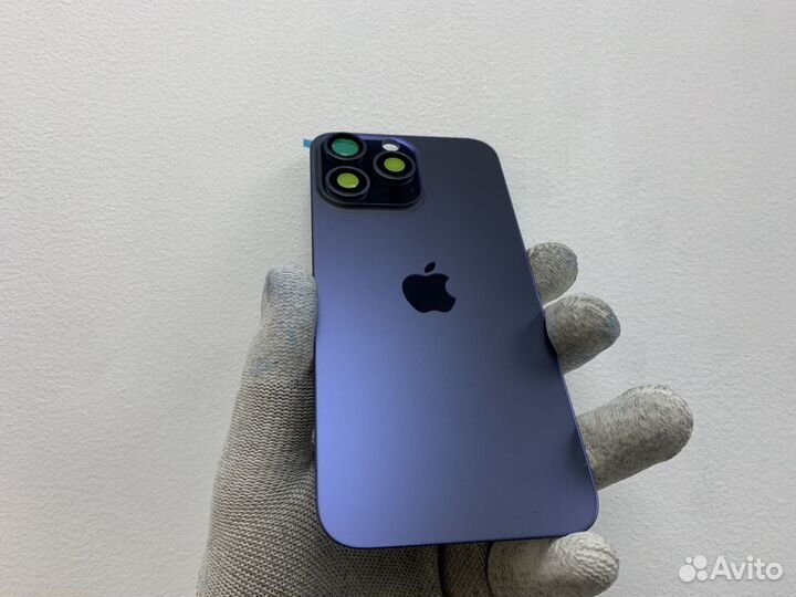 Задняя панель iPhone 15 Pro Max Blue (HQ)