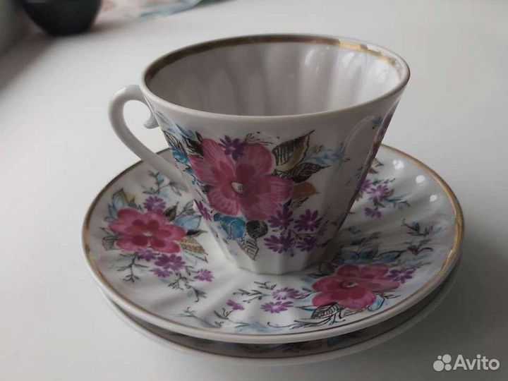 Чашка с блюдцем лфз