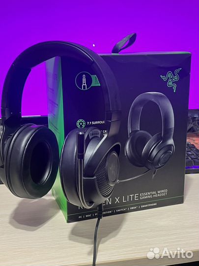 Игровые наушники razer kraken x lite