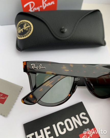 Очки Ray ban wayfarer 50 зеленые