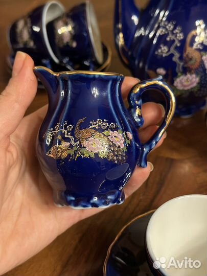Сервиз кофейный японский СССР Павлин