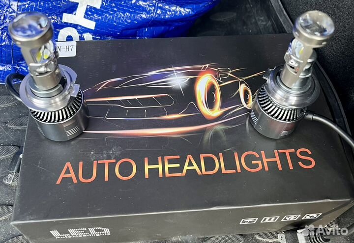 Светодиодные лампы h7 мини линзы