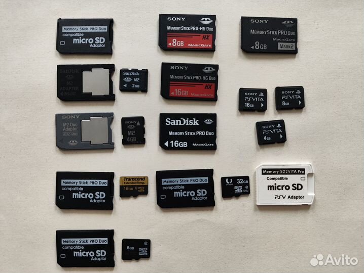 Оригинальные Карты Памяти Для Sony PSP & PS Vita