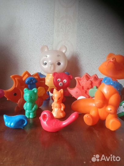 Игрушки пластиковые СССР 80 г