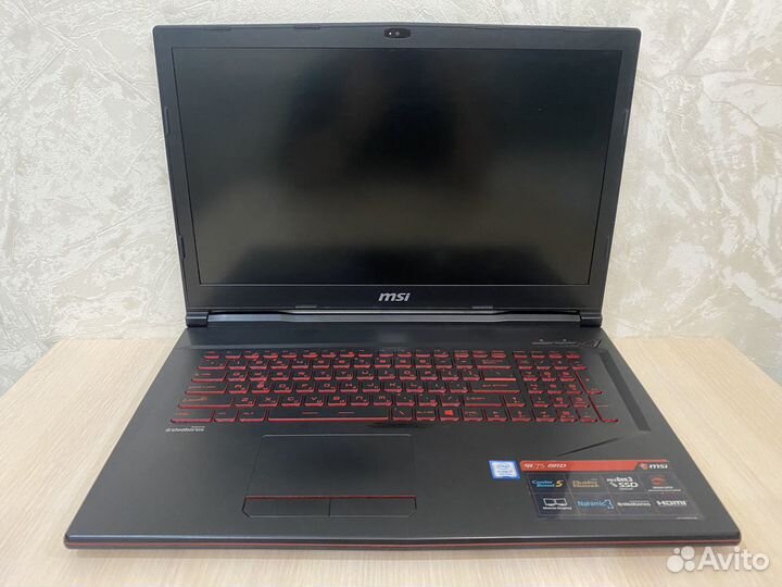 Игровой ноутбук msi 17 3