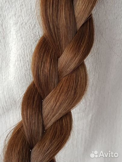 Натуральные волосы на заколках Berkana 50 см