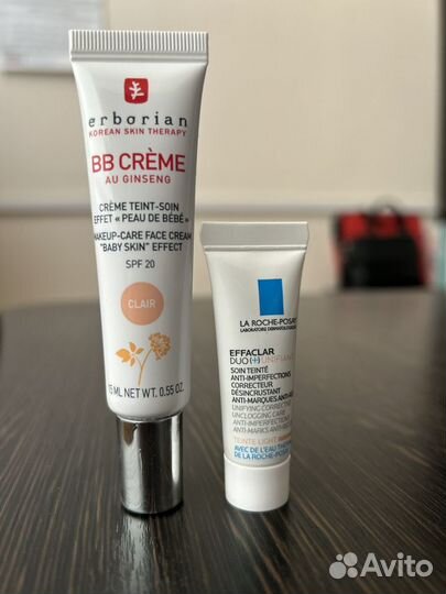 Erborian bb + La roche-posay effaclar unifiant