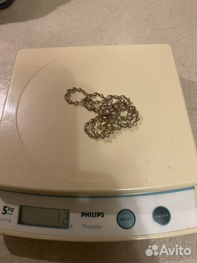 Серебряная цепь и браслет