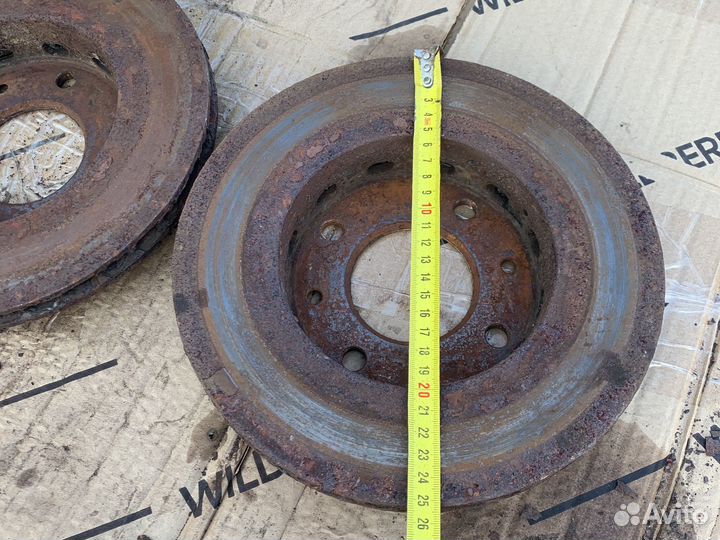 Тормозные диски передние kia clarus 2