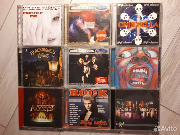 CD диски Scorpions Led Zeppelin и другие