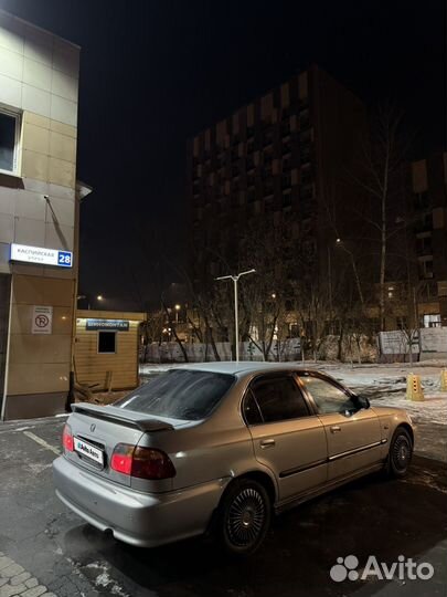 Honda Civic 1.6 AT, 1999, 270 000 км